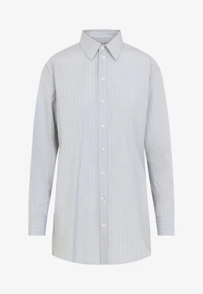 Phoebe Philo Light Grey Classic Shirt In Gray