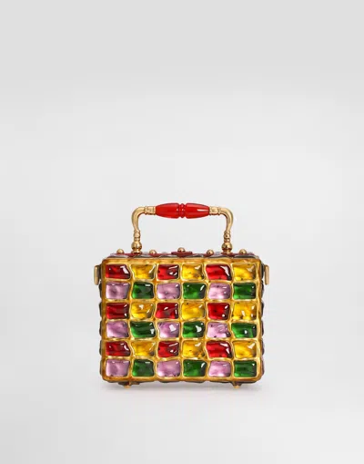Dolce & Gabbana Dolce Box Handbag In Multicolor
