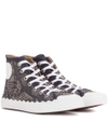 CHLOÉ Embellished high-top sneakers