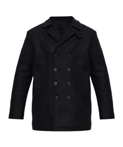 Isabel Marant Double-breasted Coat In Black