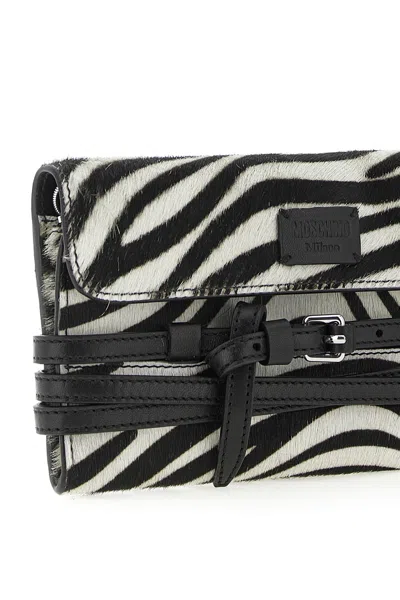 Moschino 'tie Me' Wallet On Chain In Multi