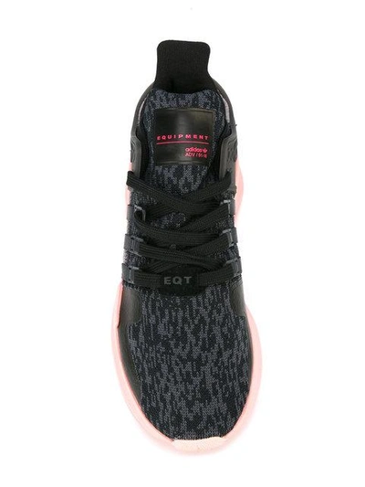 Shop Adidas Originals Equipment Support Adv Sneakers In Black