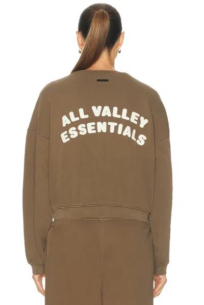Essentials Half Zip Sweatshirt In Green