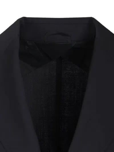 Max Mara Single-breasted Wool Jacket In Blue