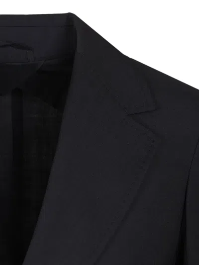 Max Mara Single-breasted Wool Jacket In Blue