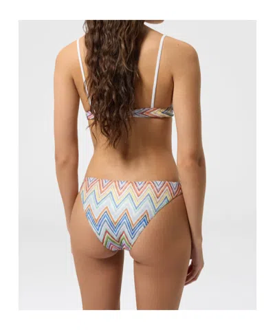 Missoni Zigzag-print Bikini In White
