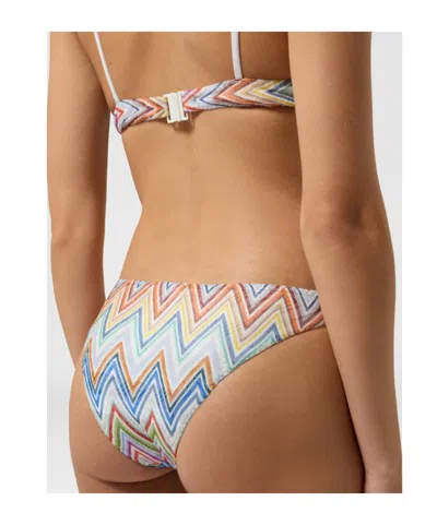 Missoni Zigzag-print Bikini In White