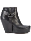 RICK OWENS wedge boots,RP17S3800LAL11807480