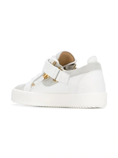 Shop Giuseppe Zanotti Design Carter Low-top Sneakers - White