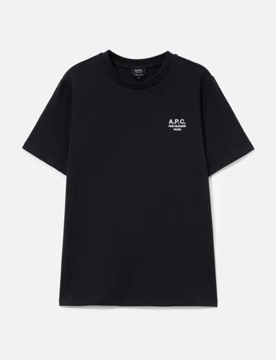 A.p.c. A. P.c. Standard Regular Fit T-shirt In Black/黑色/블랙/ブラック