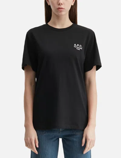 A.p.c. A. P.c. Standard Regular Fit T-shirt In Black/黑色/블랙/ブラック