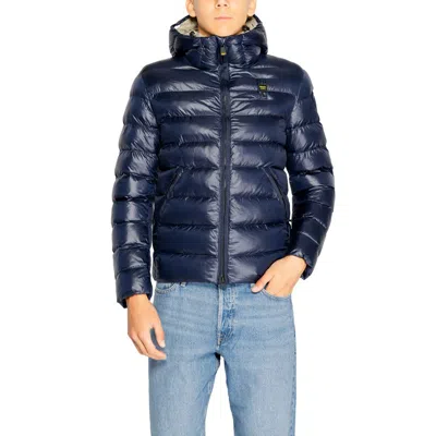 Blauer Blue Polyester Shell Jacket In Blue
