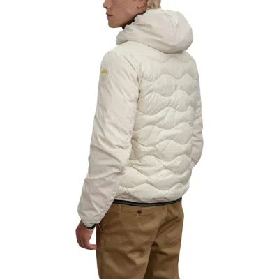 Blauer White Polyamide Shell Men's Jacket In White
