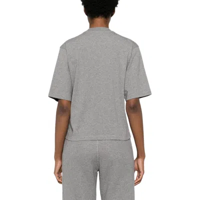 Off-white (wmns)  Flock Basic T-shirt 'grey' In Gray