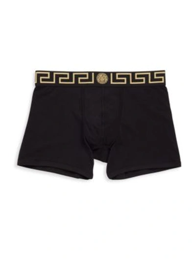 Shop Versace Close-fit Boxer Briefs In Black