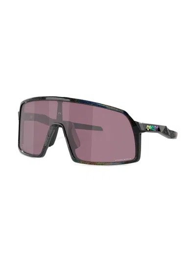 Oakley 수트로 S 기하학 프레임 선글라스 In Black