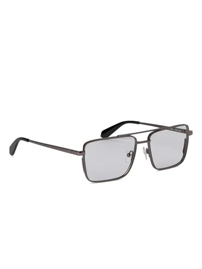 Off-white Eyewear 스퀘어 프레임 선글라스 In Black