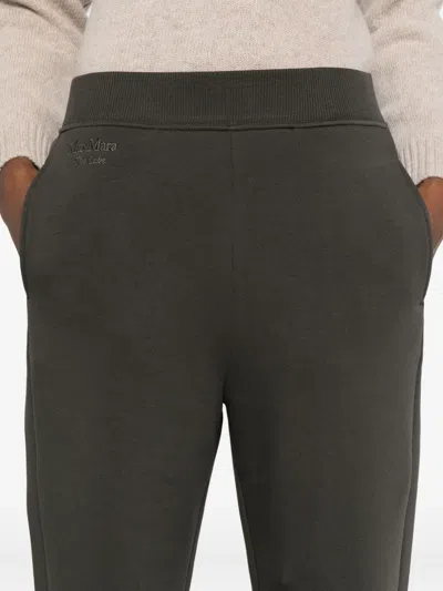 's Max Mara 폼페오 밴딩 웨이스트 포켓 팬츠 In Black