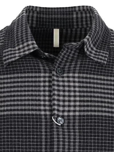 Sunflower Casual Shirt Checked Pattern Long Sleeves In Gray
