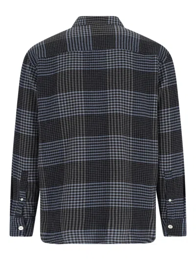 Sunflower Casual Shirt Checked Pattern Long Sleeves In Gray