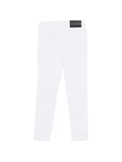 Just Cavalli 스트라스 장식 진 In White