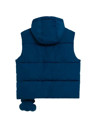 Barrow 후드 패딩 베스트 In Blue