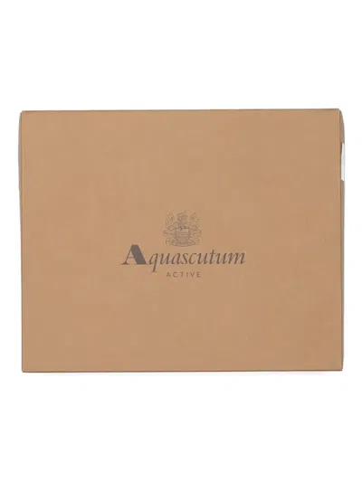 Aquascutum 매크로 클럽 체크 태슬 스카프 In Multi