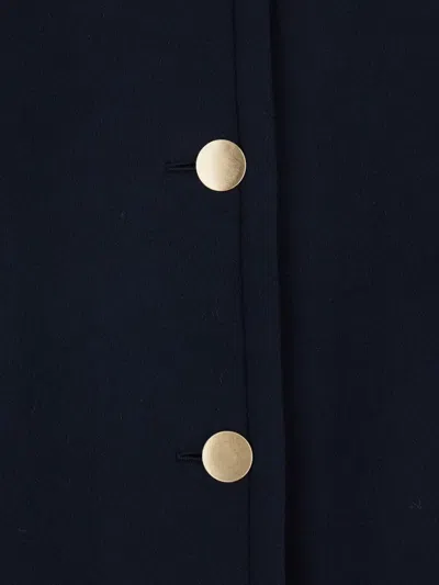 's Max Mara Button-up Wool Jacket In Blue