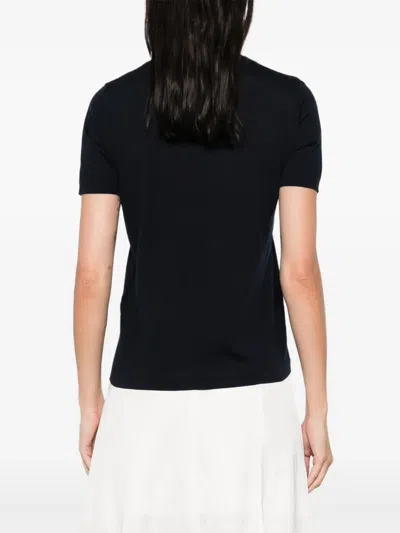 's Max Mara Wool T-shirt In Black