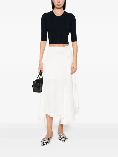 's Max Mara 골지 버튼 가디건 In Black