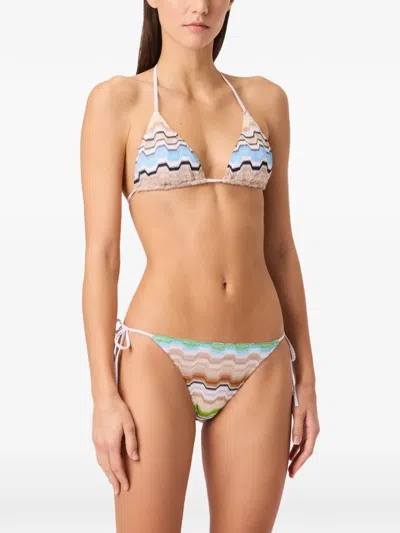 Missoni Zigzag Bikini Set In Multi