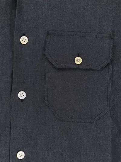 Kiton 포켓 셔츠 In Gray
