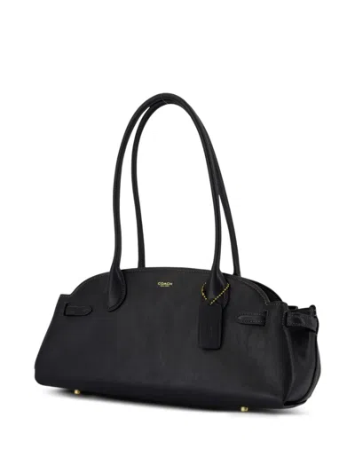 Coach 엠파이어 캐리올 34 레더 숄더 백 In 블랙