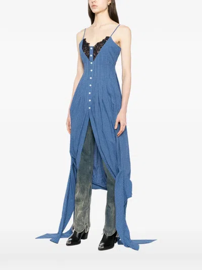 Bonbom Checked Shirt In Blue