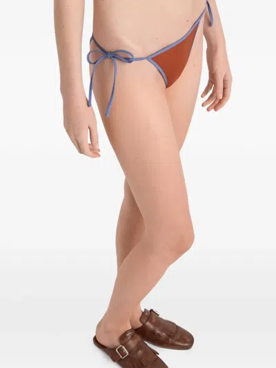Prada Jersey Bikini Bottom In Multi