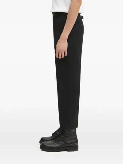 Visvim Buttoned Tab Trousers In Black