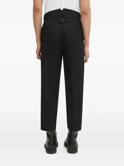 Visvim Buttoned Tab Trousers In Black