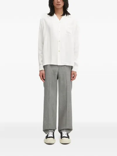 Visvim 키시 포켓 셔츠 In White