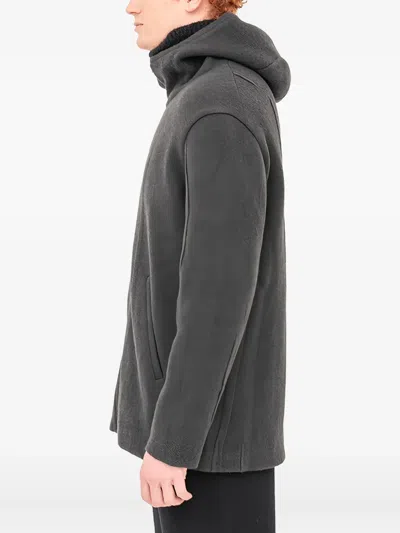 Label Under Construction 후드 집업 재킷 In Black