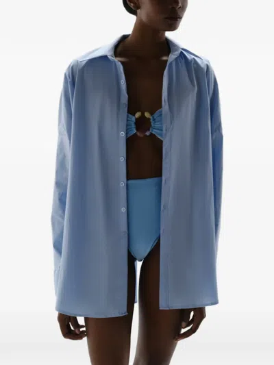 Baobab 웨이라 백 슬릿 셔츠 In Blue