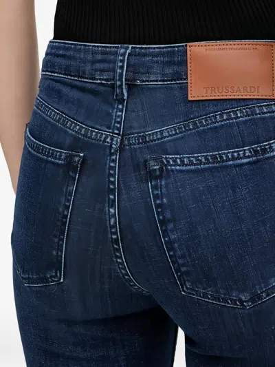 Trussardi 패치 진 In Blue