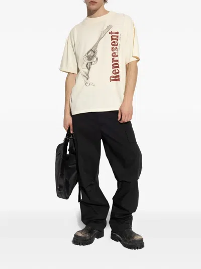 Represent Loaded With Love Crew Neck T-shirt In Neutral