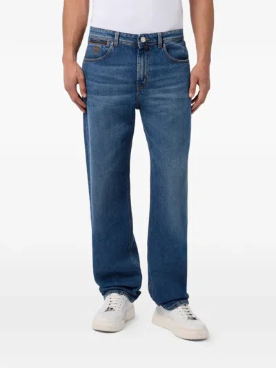 Billionaire Button-fastening Jeans In Blue