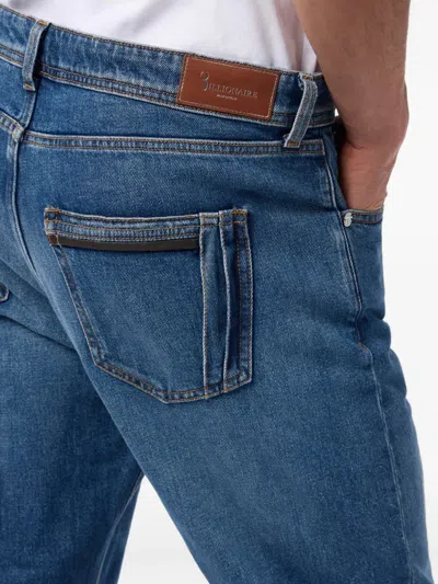 Billionaire Button-fastening Jeans In Blue