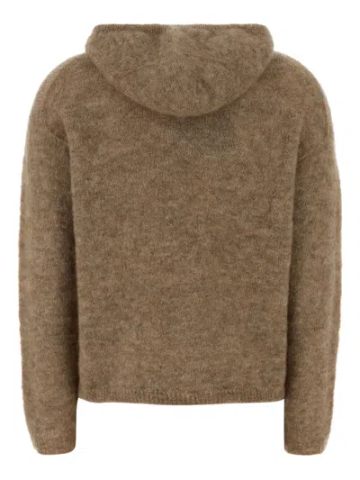 S Max Mara 긴소매 후디 In Brown