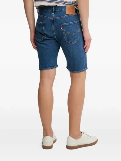 Levi's 501 로고 패치 쇼츠 In Blue
