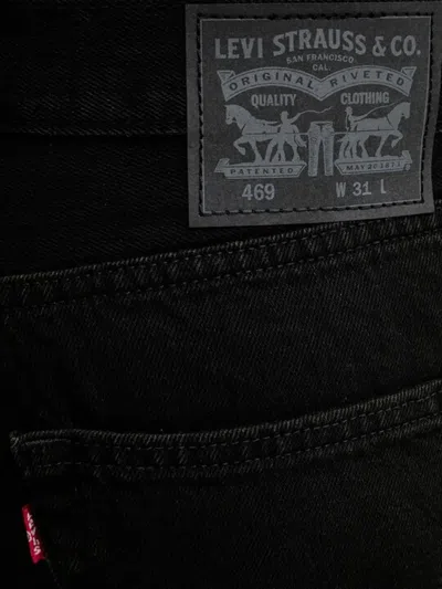 Levi's Back-patch Shorts In Black