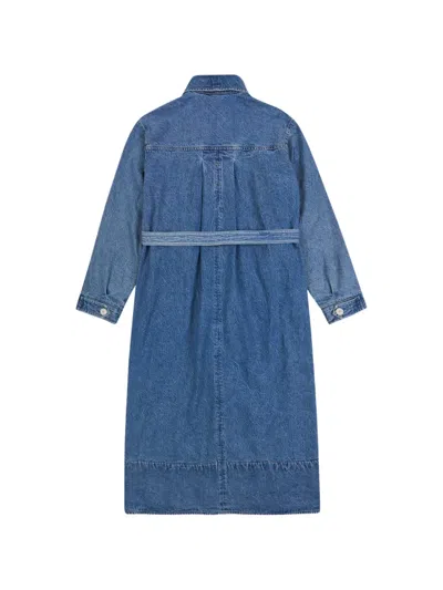 Agolde X 마리아 맥마누스 A라인 코트 In Blue