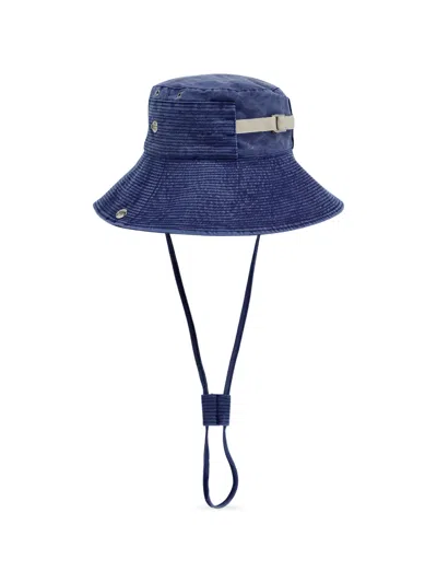 Jacquemus 그로그랭 데님 모자 In Blue