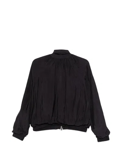 Plan C Zipped Jacket In Black